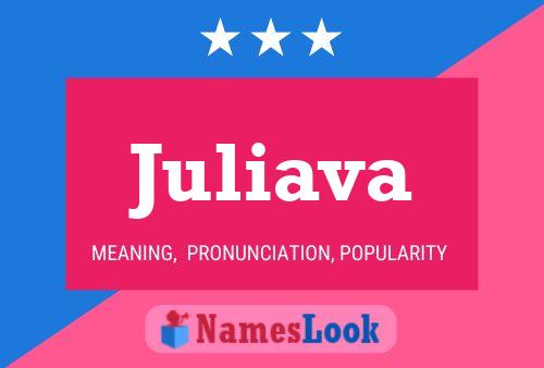 ملصق اسم Juliava