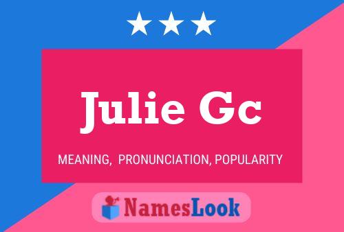 ملصق اسم Julie Gc