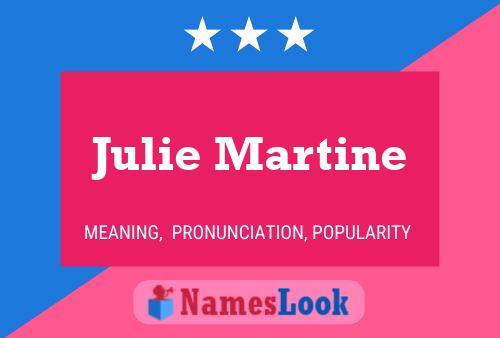 ملصق اسم Julie Martine