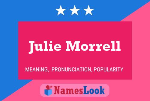 ملصق اسم Julie Morrell