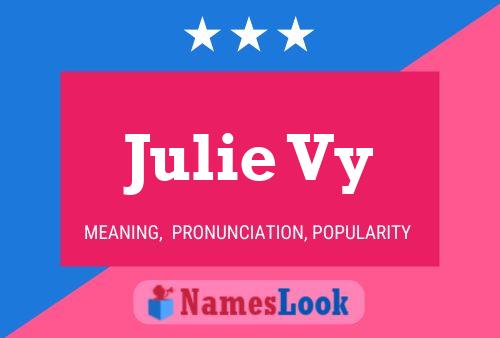 ملصق اسم Julie Vy