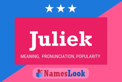 ملصق اسم Juliek