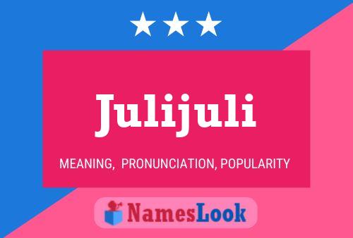 ملصق اسم Julijuli