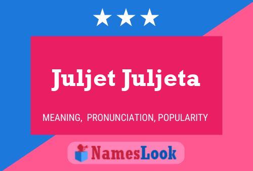 ملصق اسم Juljet Juljeta