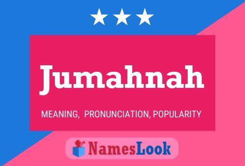 ملصق اسم Jumahnah