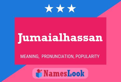 ملصق اسم Jumaialhassan