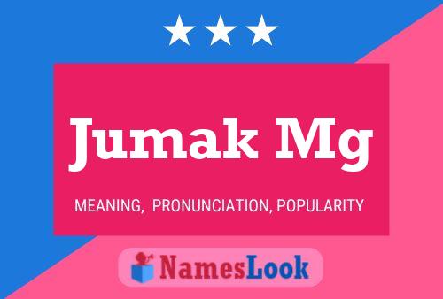 ملصق اسم Jumak Mg