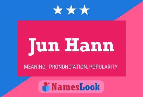 ملصق اسم Jun Hann