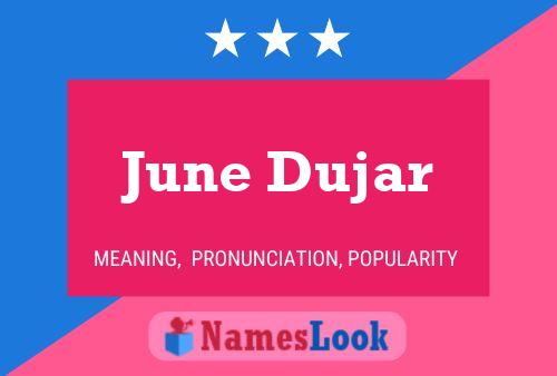 ملصق اسم June Dujar