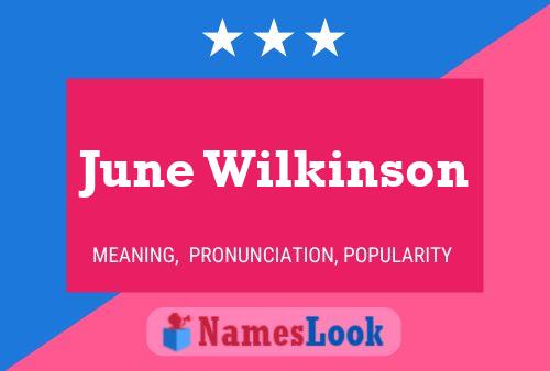 ملصق اسم June Wilkinson