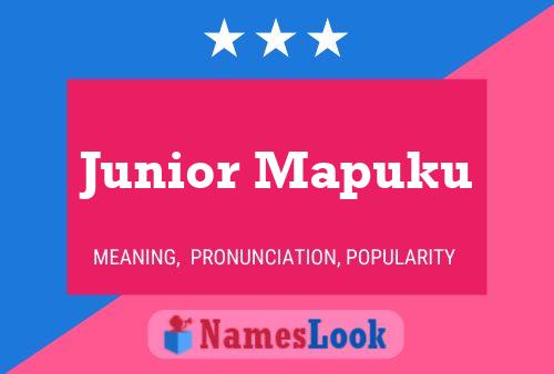 ملصق اسم Junior Mapuku