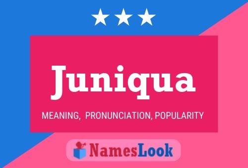 ملصق اسم Juniqua