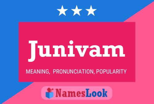 ملصق اسم Junivam