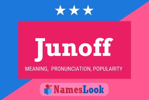 ملصق اسم Junoff