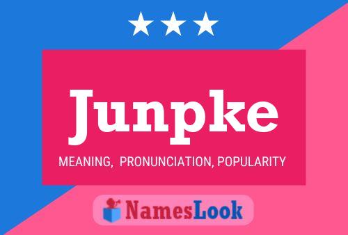 ملصق اسم Junpke