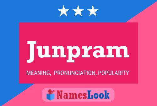 ملصق اسم Junpram