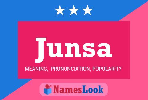 ملصق اسم Junsa