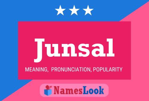 ملصق اسم Junsal