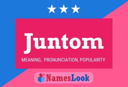 ملصق اسم Juntom