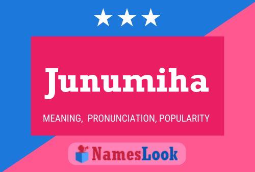 ملصق اسم Junumiha