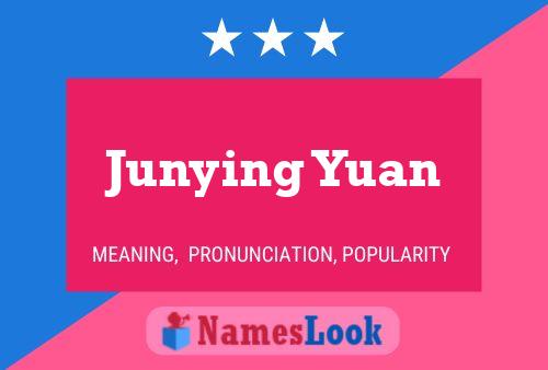 ملصق اسم Junying Yuan