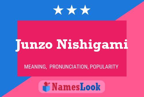 ملصق اسم Junzo Nishigami