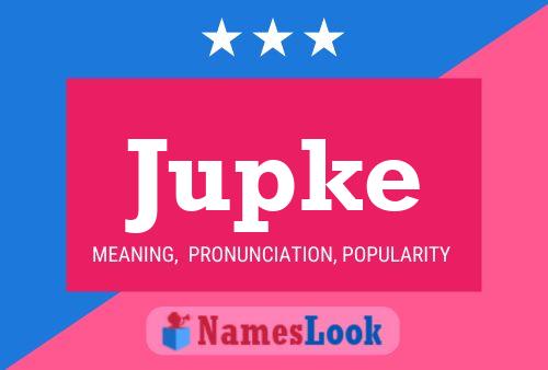 ملصق اسم Jupke