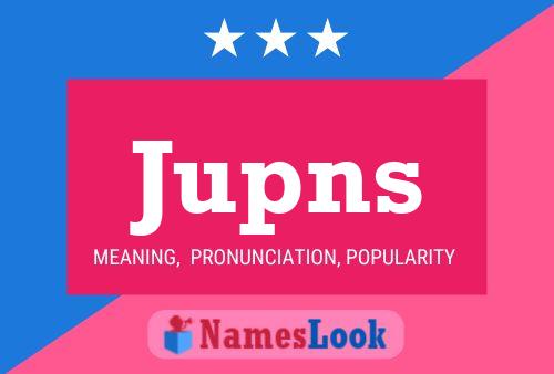 ملصق اسم Jupns