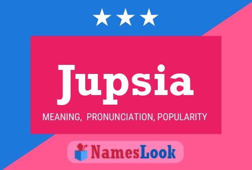 ملصق اسم Jupsia