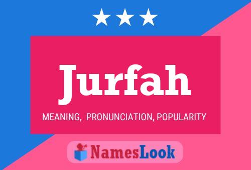 ملصق اسم Jurfah