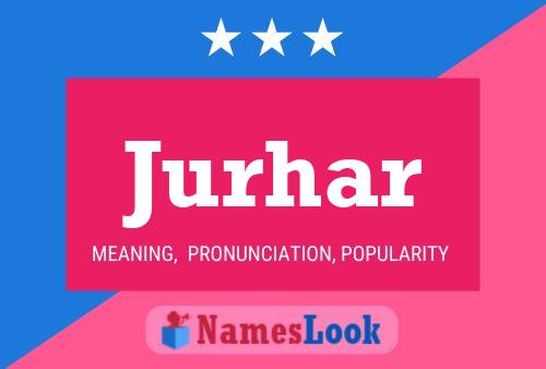 ملصق اسم Jurhar