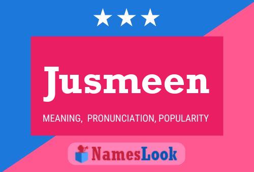 ملصق اسم Jusmeen