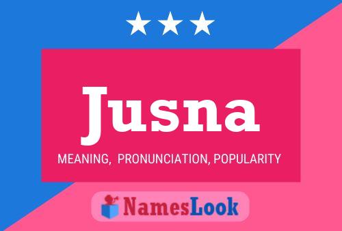 ملصق اسم Jusna