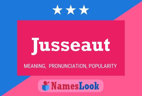 ملصق اسم Jusseaut