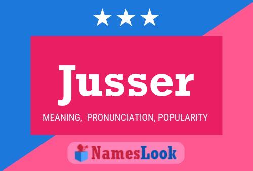 ملصق اسم Jusser