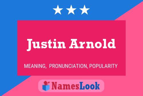 ملصق اسم Justin Arnold