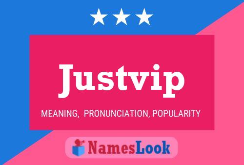 ملصق اسم Justvip