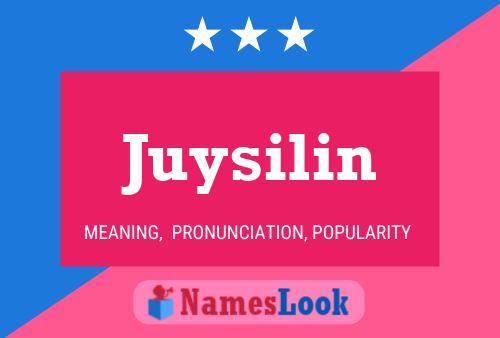 ملصق اسم Juysilin