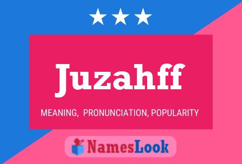 ملصق اسم Juzahff