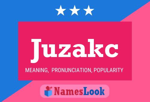 ملصق اسم Juzakc