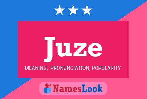 ملصق اسم Juze