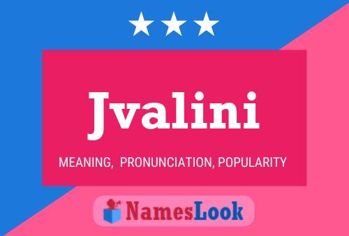 ملصق اسم Jvalini