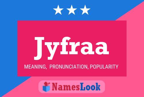 ملصق اسم Jyfraa