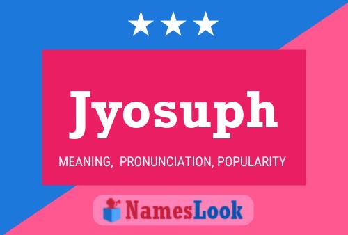 ملصق اسم Jyosuph