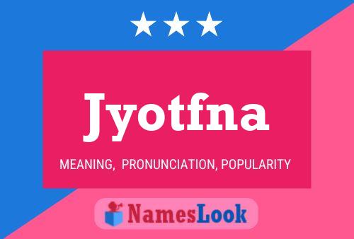 ملصق اسم Jyotfna