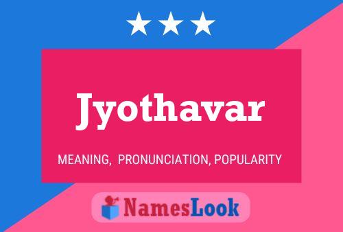 ملصق اسم Jyothavar