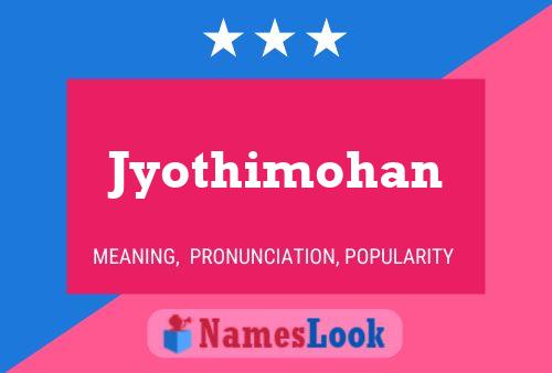 ملصق اسم Jyothimohan