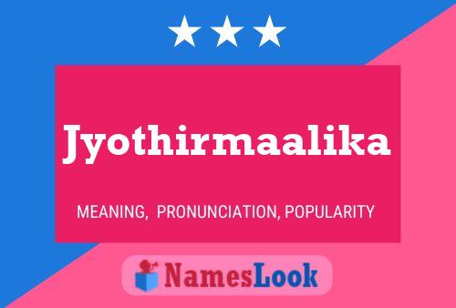 ملصق اسم Jyothirmaalika