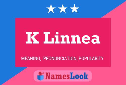 ملصق اسم K Linnea