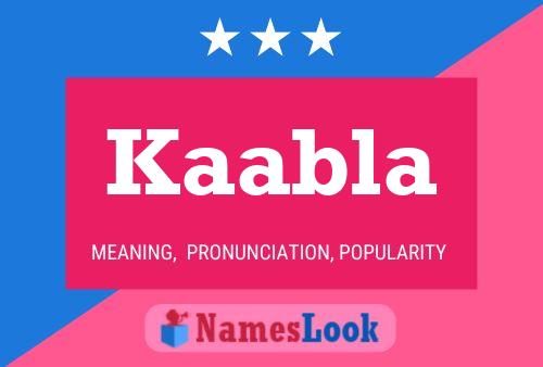 ملصق اسم Kaabla